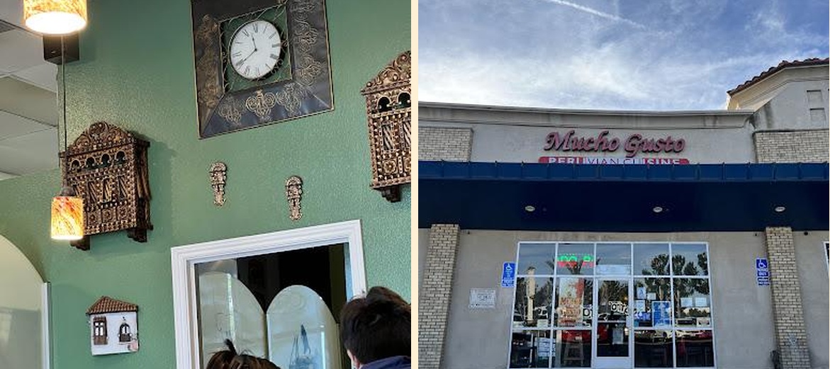 Mucho Gusto Peruvian Cuisine Menu